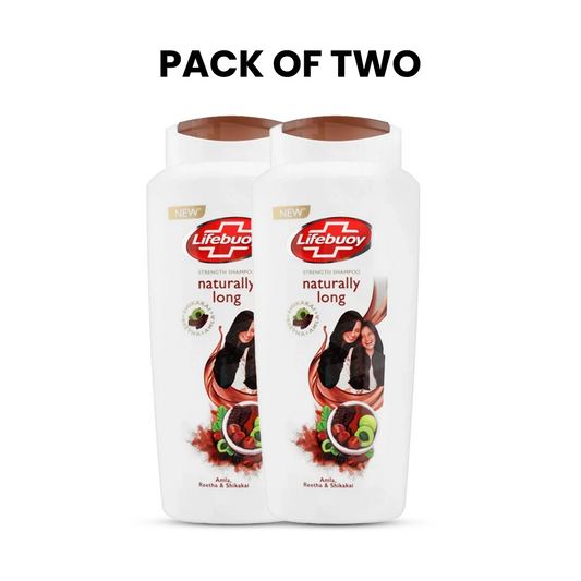 Bundle - Pack of 2 Lifebuoy Shampoo Naturally Long 650Ml