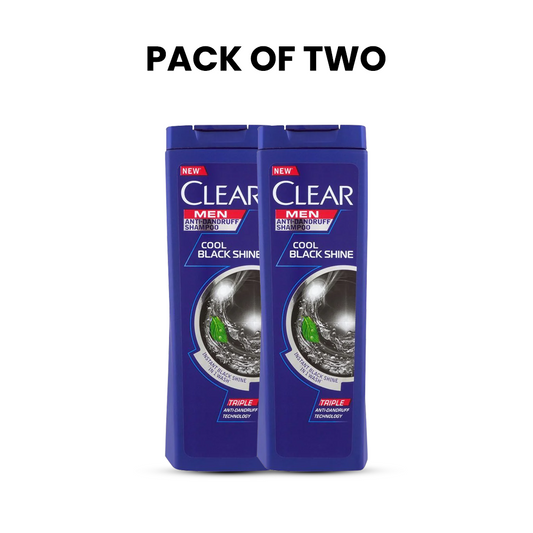 Bundle - Pack of 2 Clear Men Anti Dandruff Shampoo 380Ml