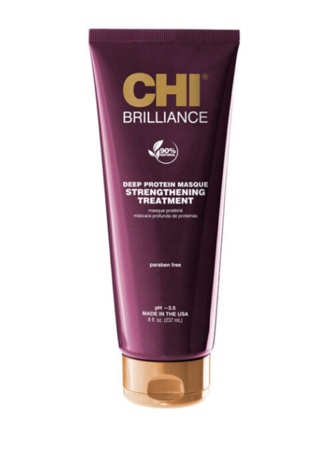 CHI Deep Brilliance Deep Protein Masque Strengthening Treatment 237Ml