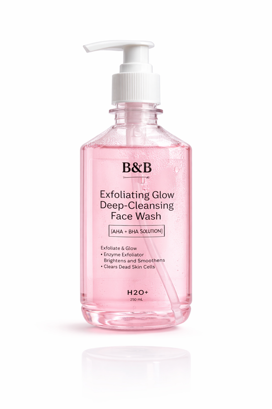 B&B Derma - Exfoliating Glow Deep-Cleansing Face Wash  (AHA+BHA Solution)