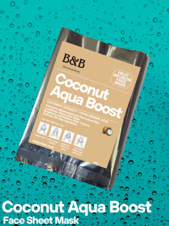 B&B Derma - Coconut Aqua Boost Face Sheet Mask