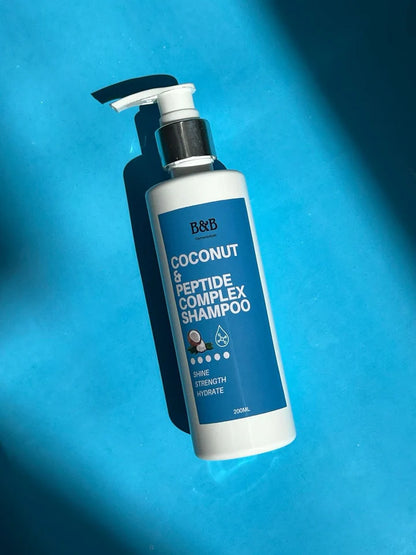 B&B Derma - Coconut Peptide Strength & Shine Complex Shampoo