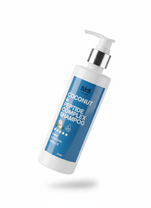 B&B Derma - Coconut Peptide Strength & Shine Complex Shampoo
