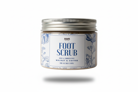 B&B Derma - Coffee & Walnut Foot Scrub