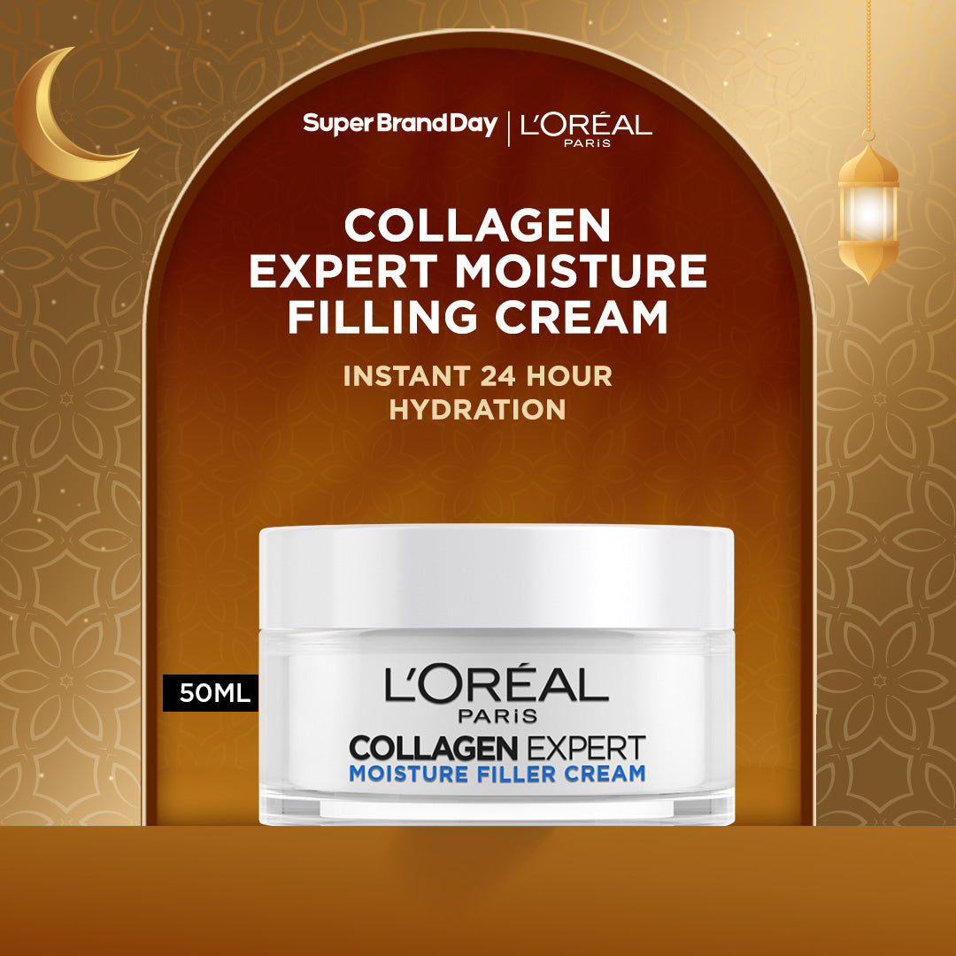 L'Oreal Paris - Collagen Expert: Moisture Filler Cream 50ml For Instant Hydration for 24 Hours