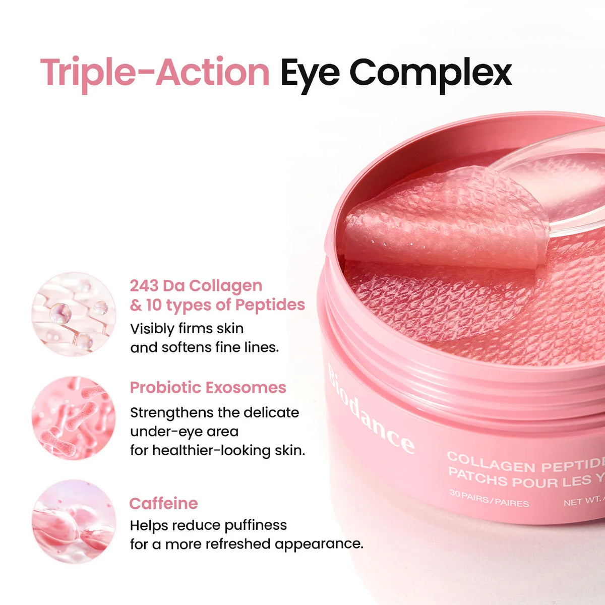 Biodance - Collagen Peptide Eye Patches - 30 Pairs