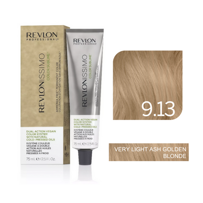 Revlon Professional - Color Sublime Ammonia Free Hair Color Cream Permanent Hair Color, for Salon & Home Use Rich Shades for Grey Coverage & Vibrant Hair Color 75ml