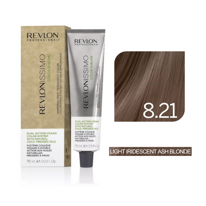 Revlon Professional - Color Sublime Ammonia Free Hair Color Cream Permanent Hair Color, for Salon & Home Use Rich Shades for Grey Coverage & Vibrant Hair Color 75ml