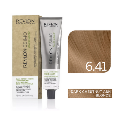 Revlon Professional - Color Sublime Ammonia Free Hair Color Cream Permanent Hair Color, for Salon & Home Use Rich Shades for Grey Coverage & Vibrant Hair Color 75ml