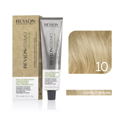 Revlon Professional - Color Sublime Ammonia Free Hair Color Cream Permanent Hair Color, for Salon & Home Use Rich Shades for Grey Coverage & Vibrant Hair Color 75ml