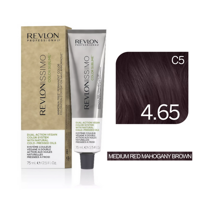 Revlon Professional - Color Sublime Ammonia Free Hair Color Cream Permanent Hair Color, for Salon & Home Use Rich Shades for Grey Coverage & Vibrant Hair Color 75ml