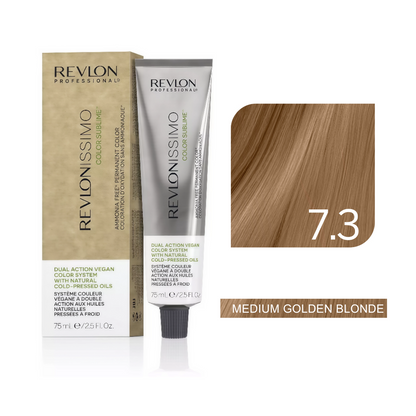 Revlon Professional - Color Sublime Ammonia Free Hair Color Cream Permanent Hair Color, for Salon & Home Use Rich Shades for Grey Coverage & Vibrant Hair Color 75ml