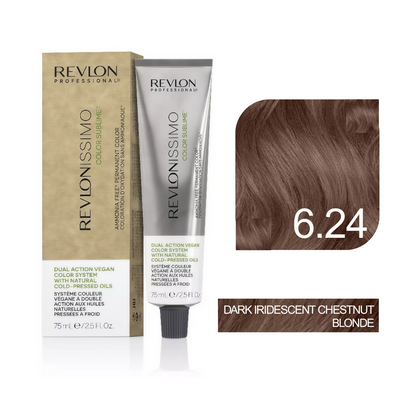 Revlon Professional - Color Sublime Ammonia Free Hair Color Cream Permanent Hair Color, for Salon & Home Use Rich Shades for Grey Coverage & Vibrant Hair Color 75ml