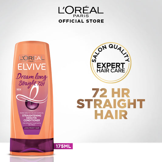 L'Oreal Paris Dream Long Straight 72H Conditioner 175Ml