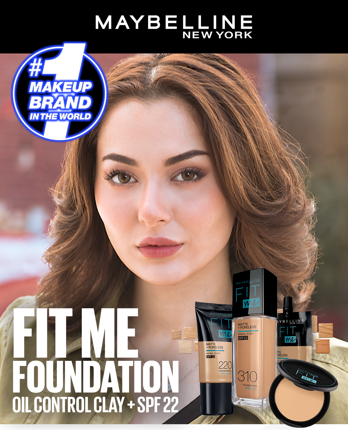 Maybelline Ny New Fit Me Matte + Poreless Liquid Foundation Spf 22 - 238 Rich Tan 30Ml - For Normal To Oily Skin - Highfy.pk
