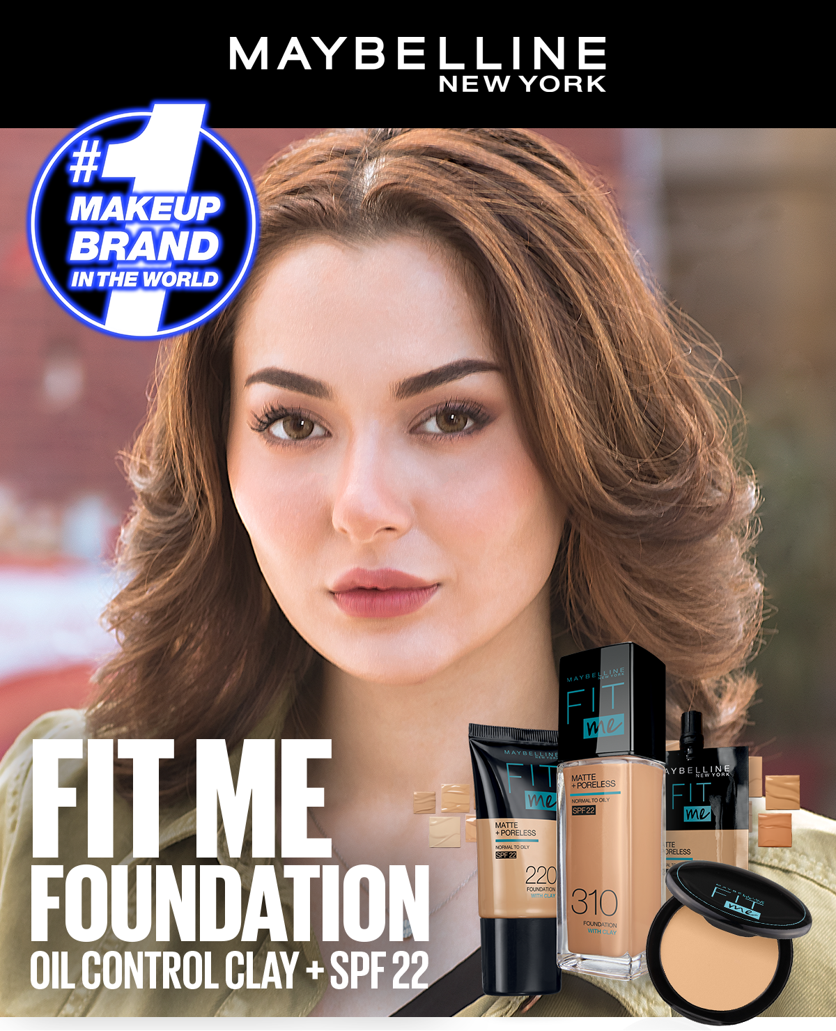 Maybelline Ny New Fit Me Matte + Poreless Liquid Foundation Spf 22 - 112 Natural Ivory 30Ml - For Normal To Oily Skin - Highfy.pk