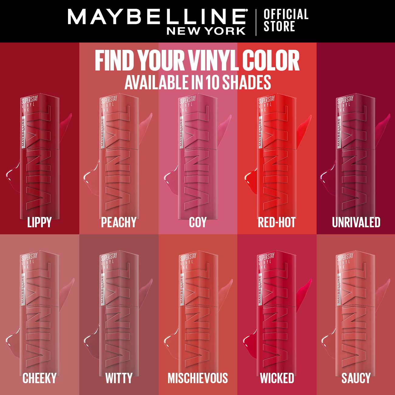 Maybelline New York Superstay Vinyl Ink - 62 Irresistable