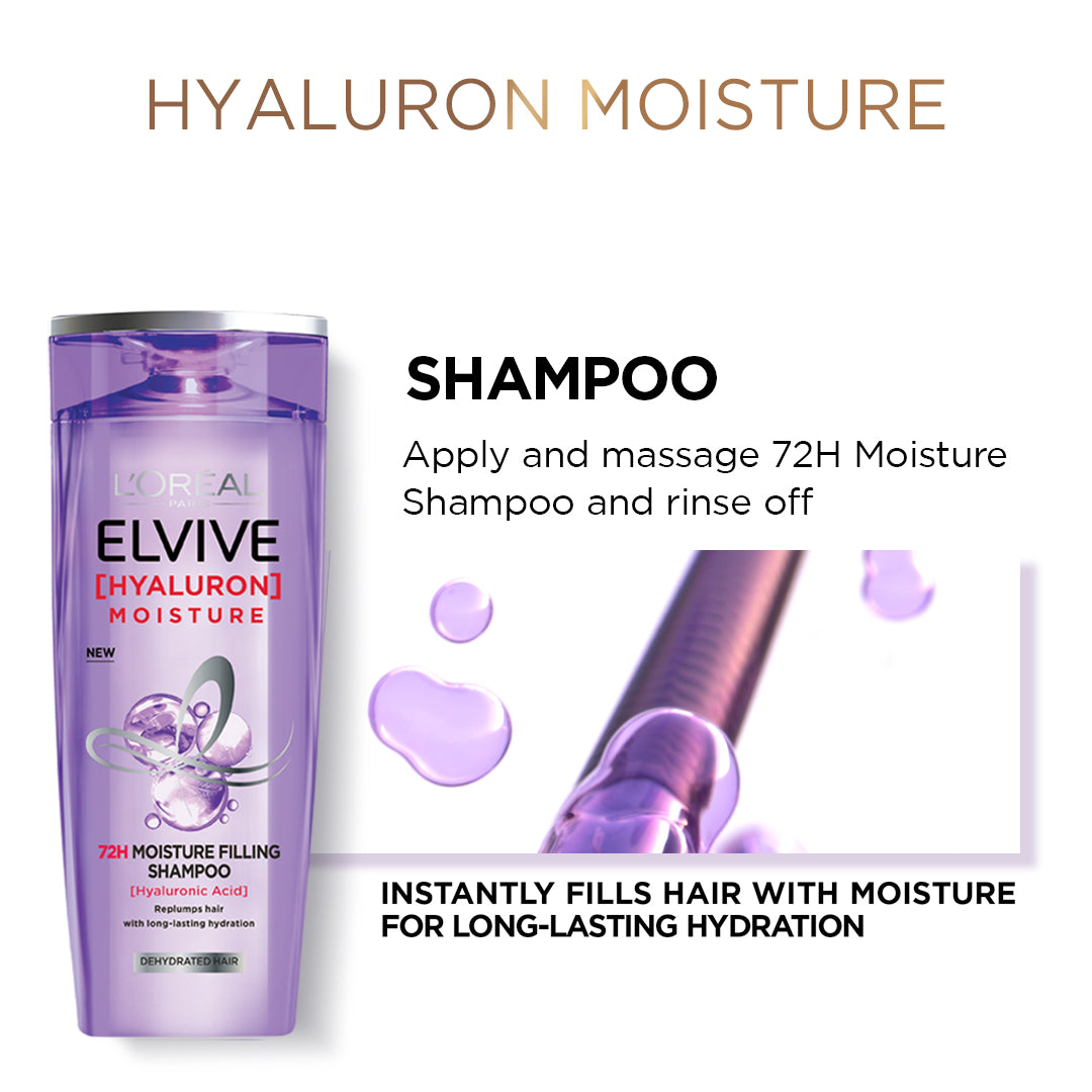 L'Oreal Elvive Hyaluron Moisture Shampoo 175Ml