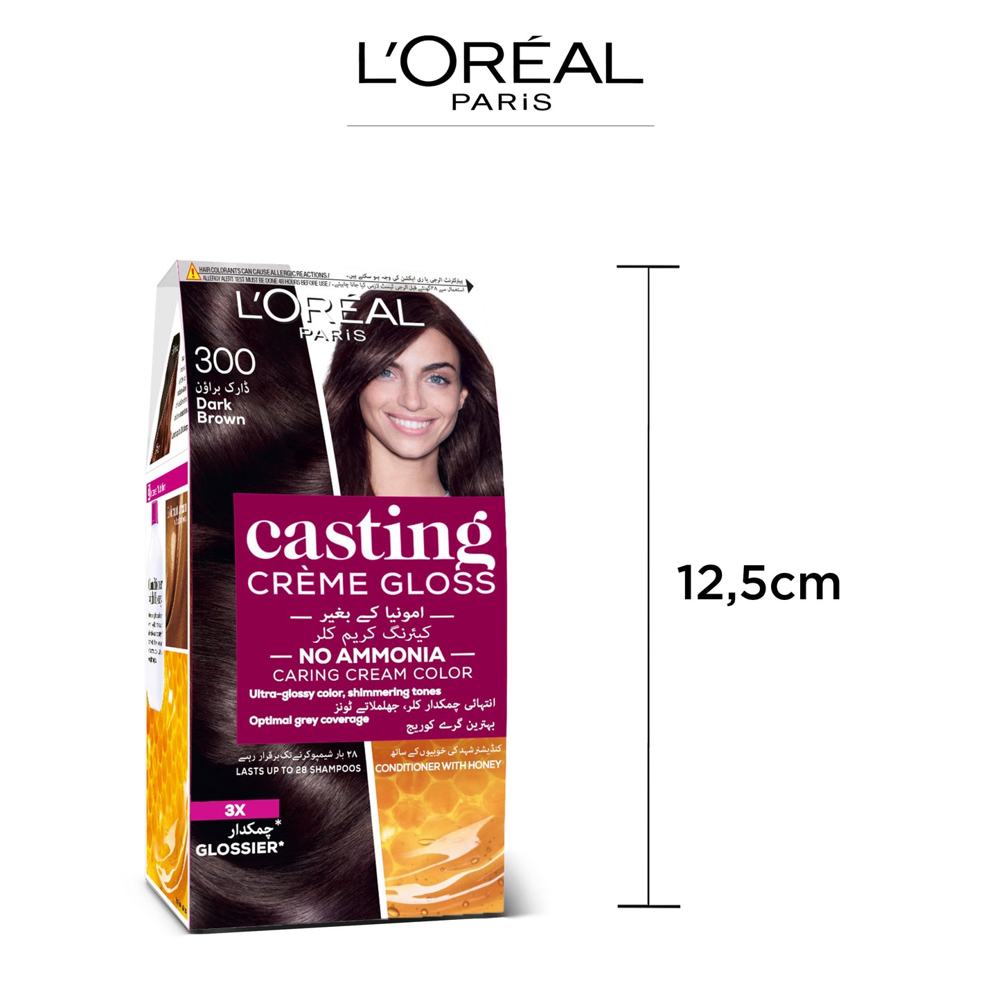 L'Oreal Paris Casting Creme Gloss - 300 Dark Brown Hair Color