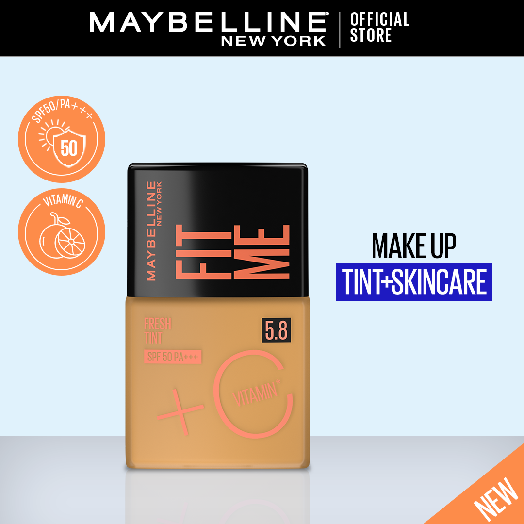 Maybelline - Fit Me Fresh Tint Vit C + Spf 50- 30Ml - Shade 5.8