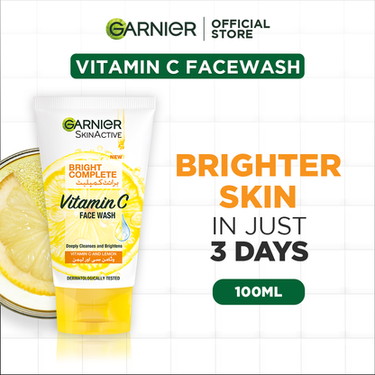 L'Oreal Mega Deals - Garnier Skin Active Bright Complete Face Wash 100Ml - For Brighter Skin