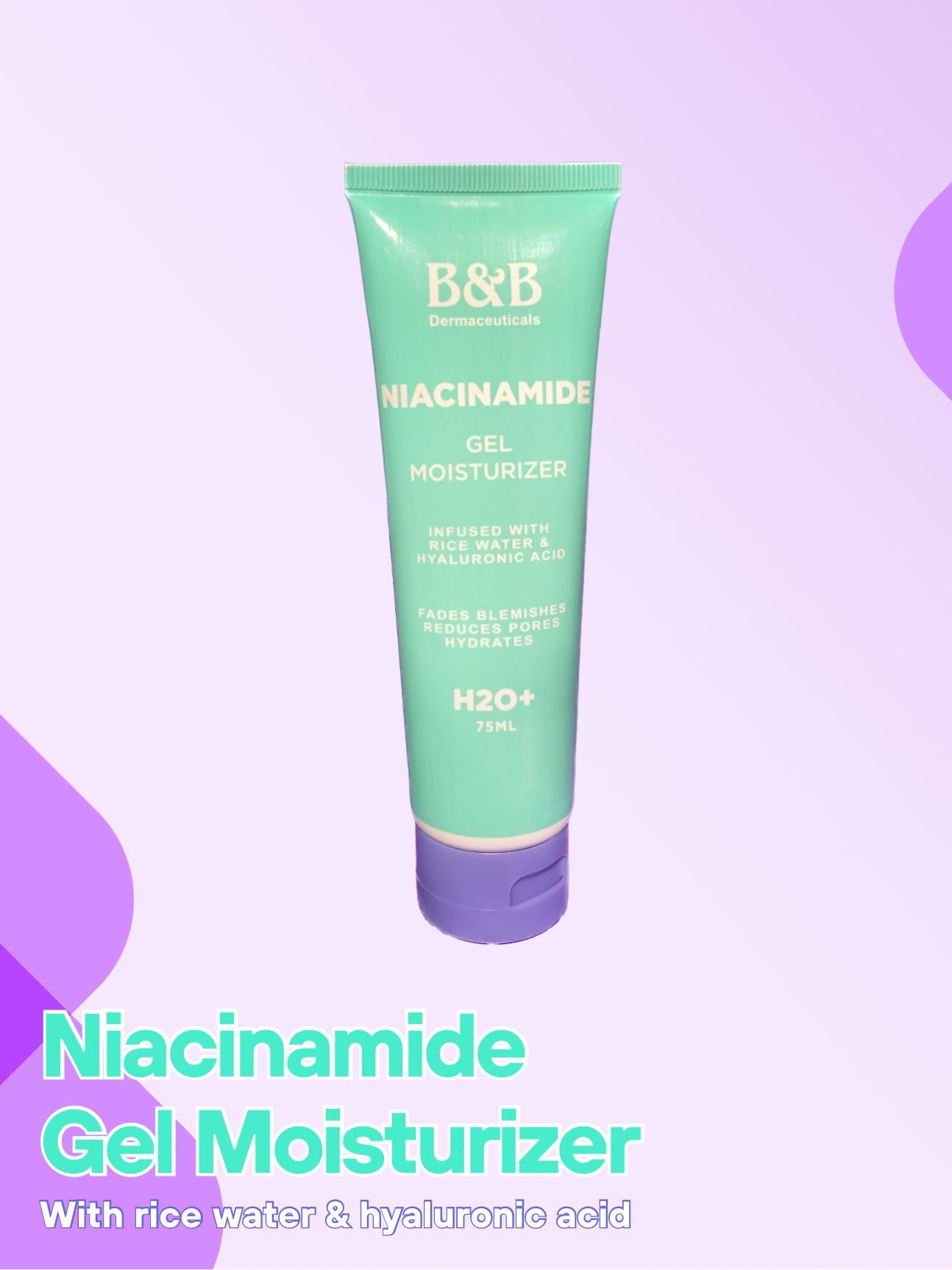 B&B Derma - Niacinamide Gel Moisturizer + Infused With Rice Water & Hyaluronic