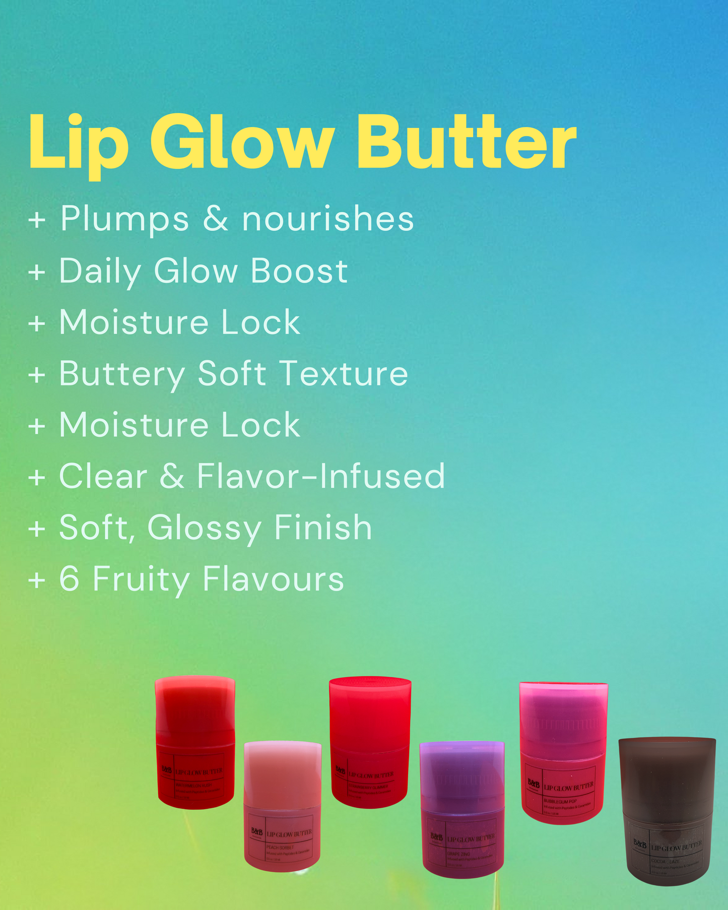 B&B Derma - Lip Glow Butter - Pack Of 2