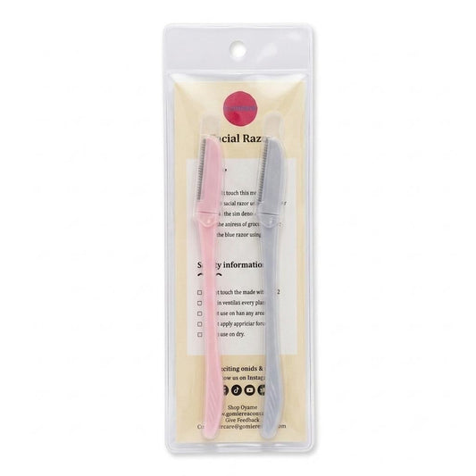 Gomicro -  All Rounder Facial Razor set- 2Pcs