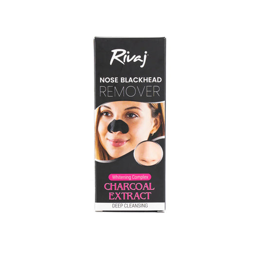 Rivaj - Nose Blackhead Remover Whitening Complex Charcoal Mask - 50Ml