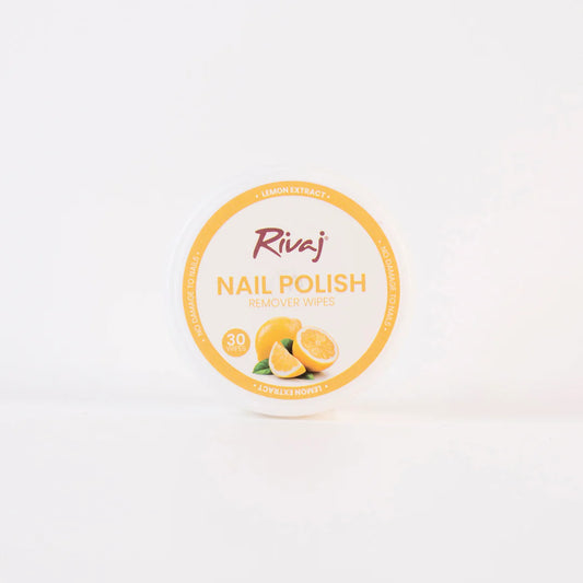 Rivaj - Nail Polish Remover Wipes (Lemon Extract)