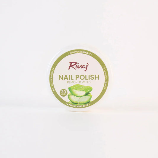 Rivaj - Nail Polish Remover Wipes (Aloe Vera Extract) - 30 Wipes