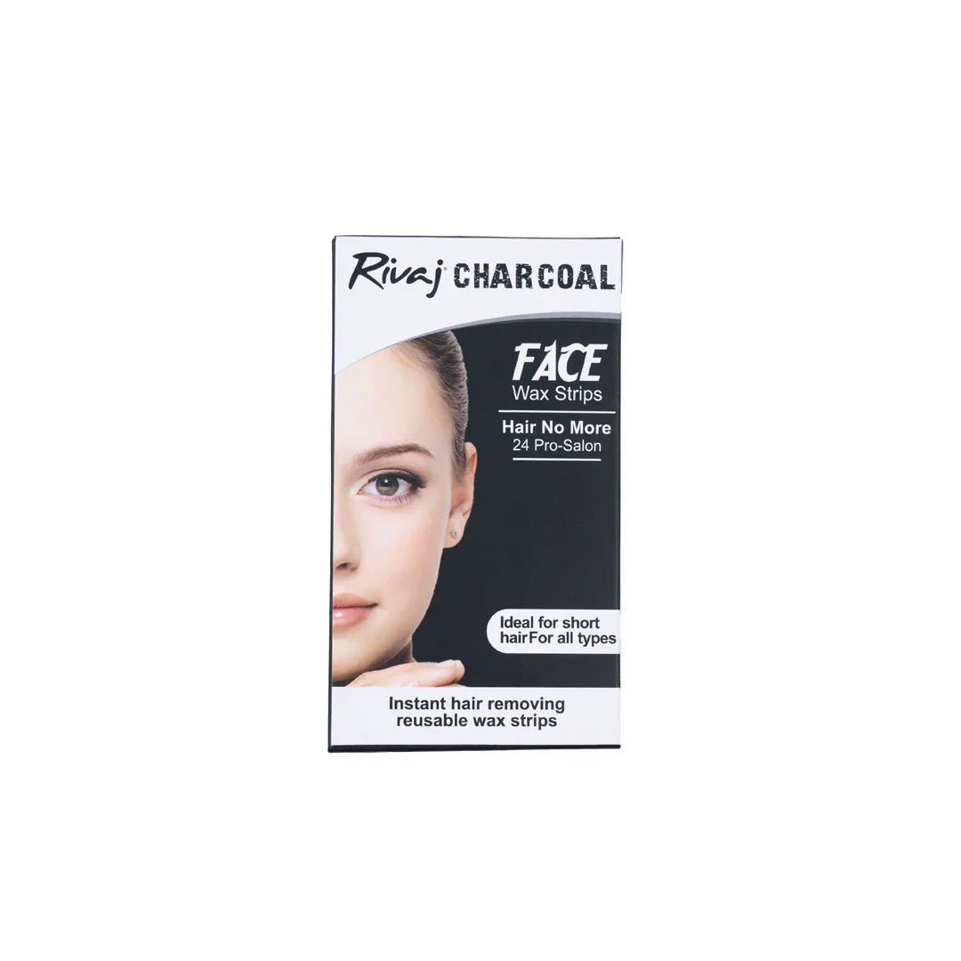 Rivaj - Charcoal Face Wax Strips