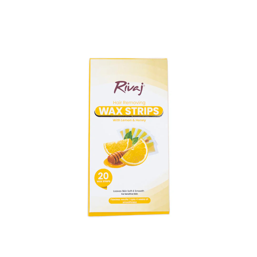 Rivaj - Hair Removing Body Wax Strips (Lemon & Honey)