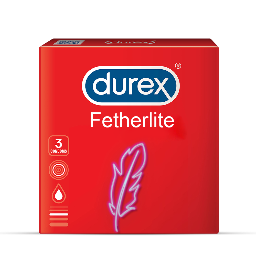 Bundle - Pack of 3 - Durex - Condoms 3s feather lite