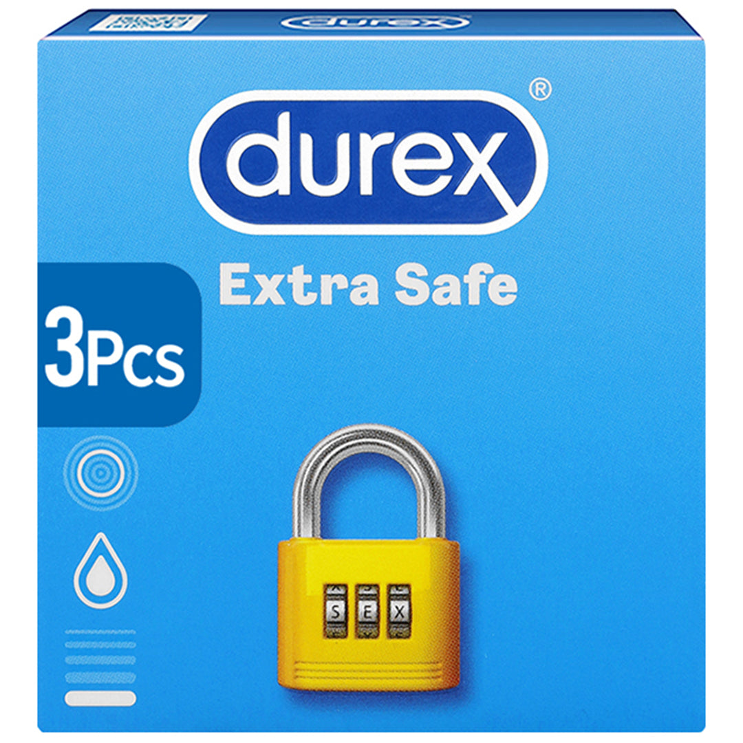 Bundle - Pack of 2 -  Durex Extra Safe 3's Condoms