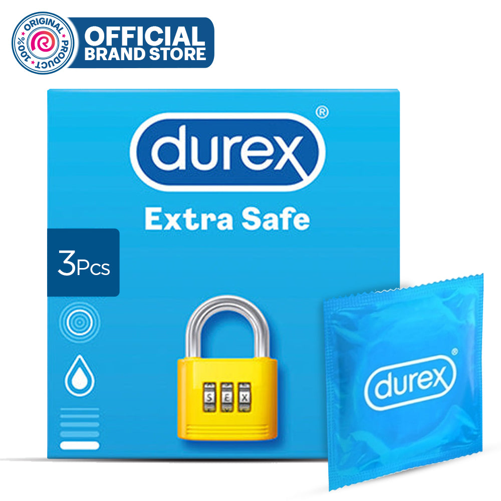 Bundle - Pack of 2 -  Durex Extra Safe 3's Condoms