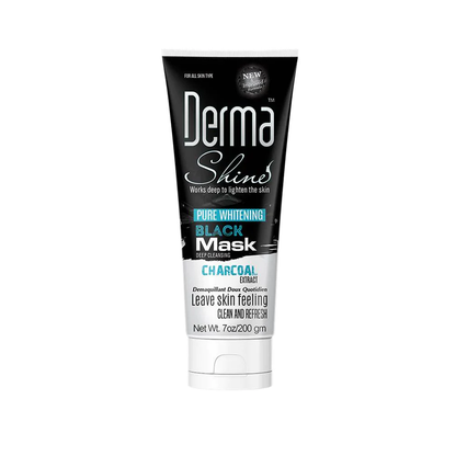 Derma Shine Charcoal Peel Off Black Mask