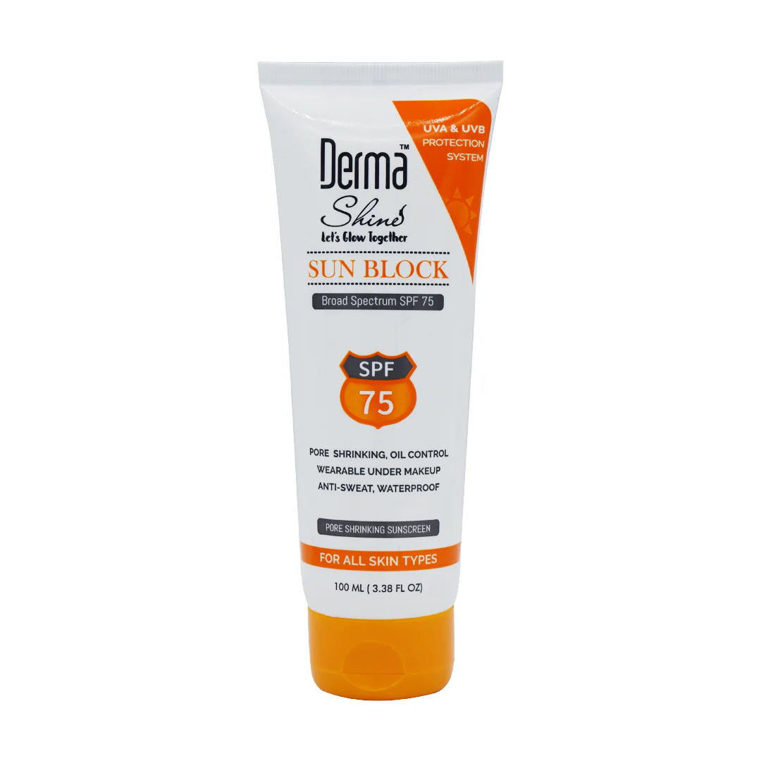 Derma Shine Sun Block Spectrum Spf75 100Ml – Highfy.pk