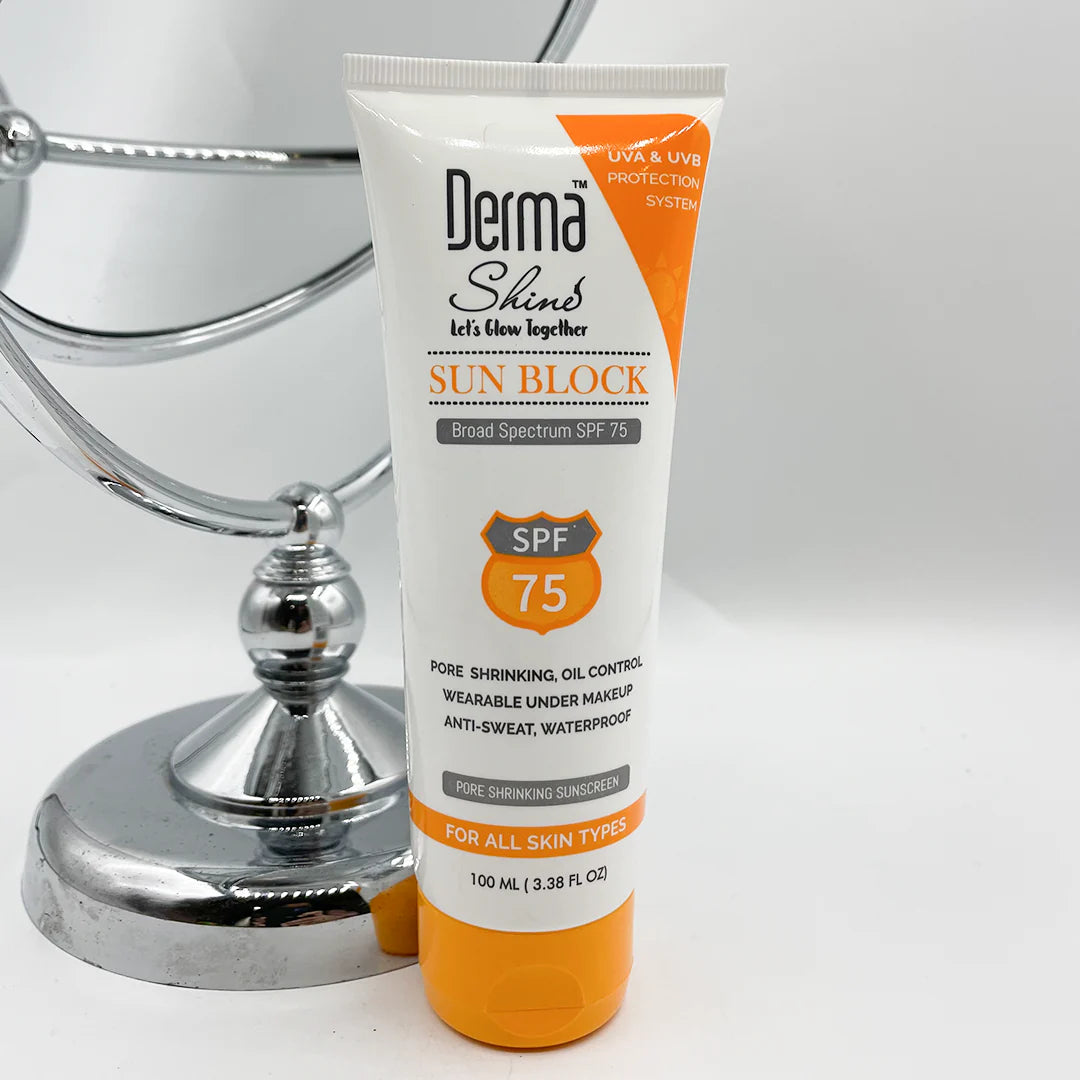 Derma Shine Sun Block Spectrum Spf75 100Ml