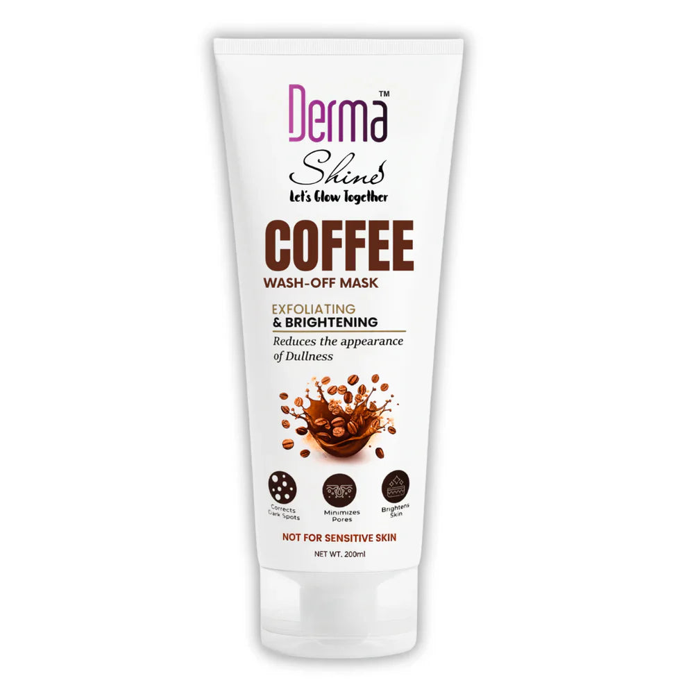 Derma Shine Coffee Wash Off Mask 200Ml