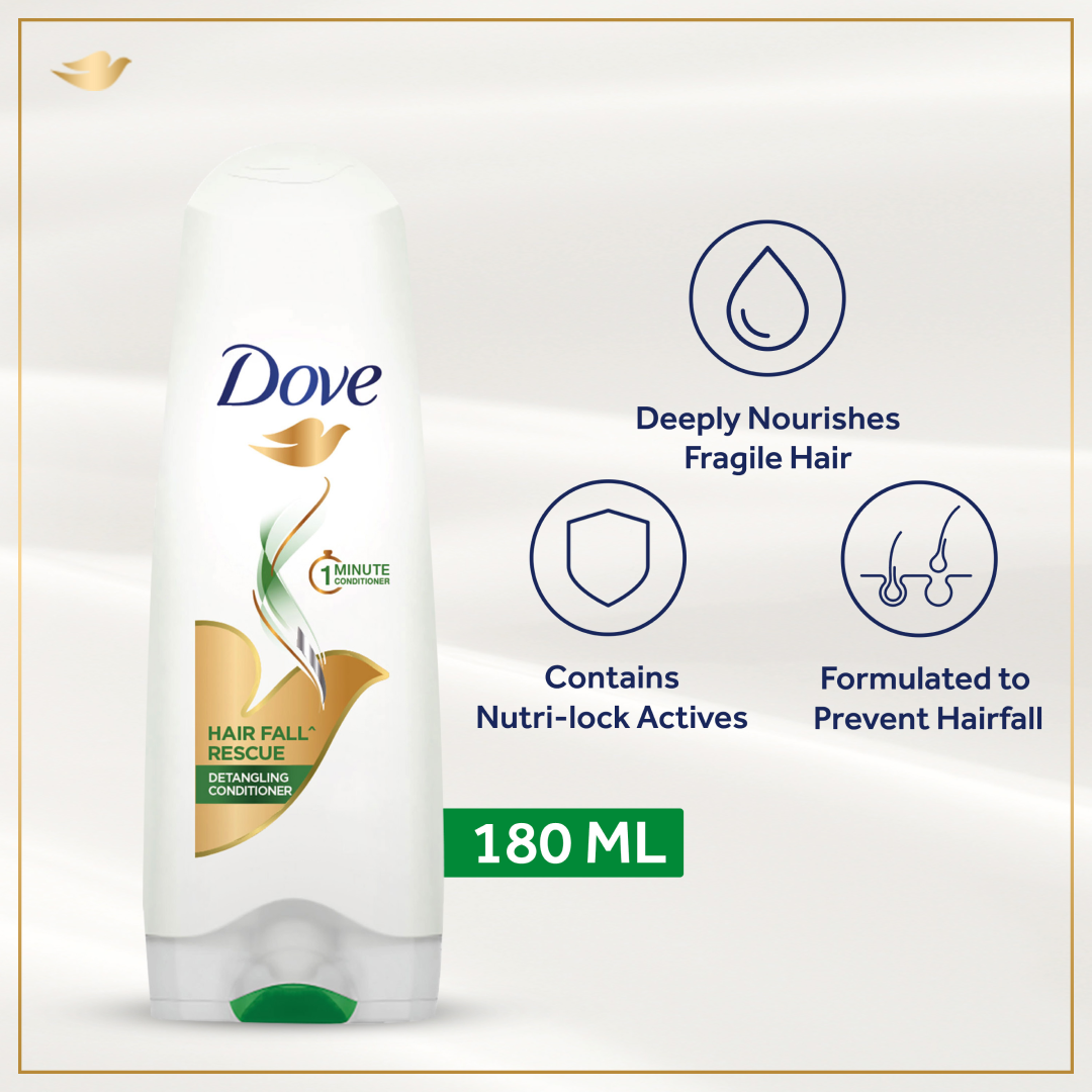 Dove Hair Fall Routine Dove Conditioner Hairfall Rescue - 180Ml - Highfy.pk