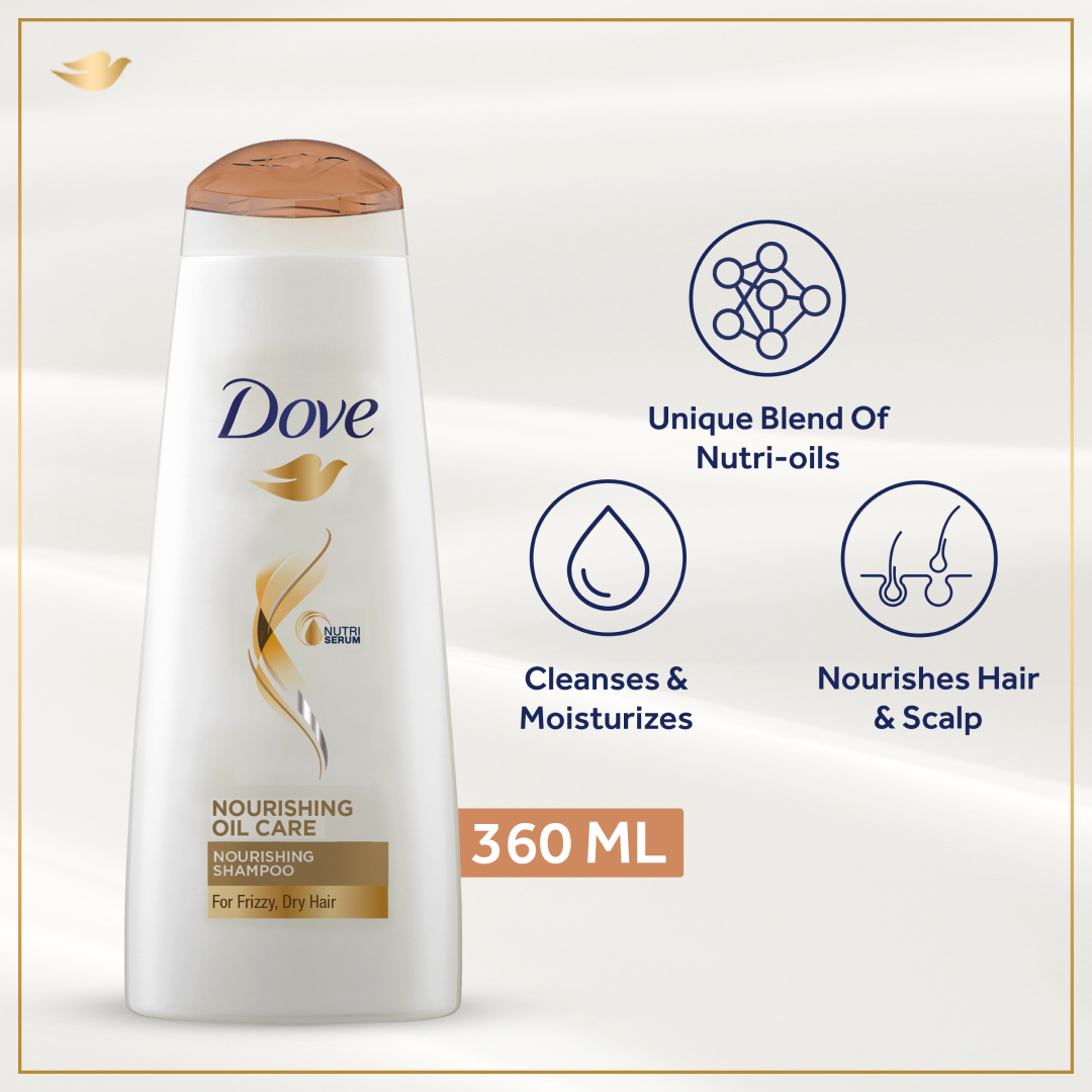 Dove Shampoo Nourishing Oil Care - 360Ml