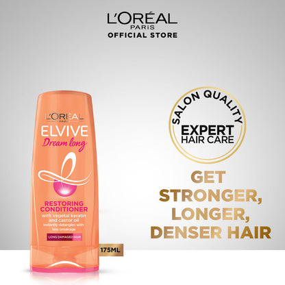 L'Oreal Paris Elvive Dream Long Conditioner 175 Ml - For Longer & Stronger Hair