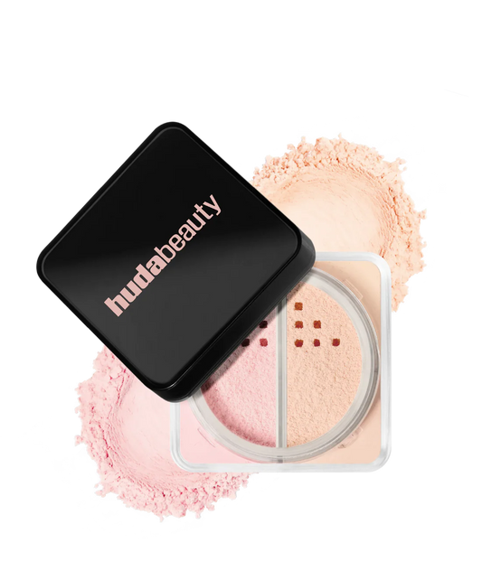 Huda Beauty - Easy Bake Duo Loose Powder  - Cherry Peach
