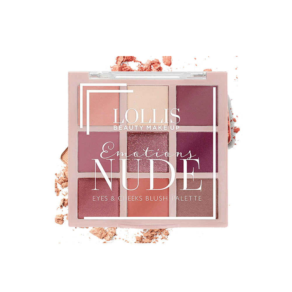 Lollis - Emotion Nude Eyes & Cheeks Blush Palette