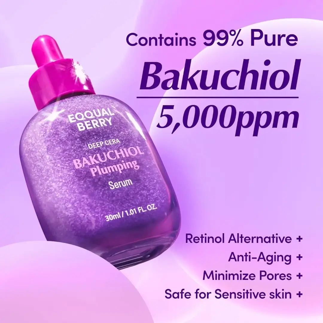 Eqqual Berry - Bakuchiol Plumping Serum - 30ml