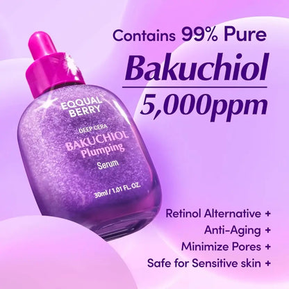 Eqqual Berry - Bakuchiol Plumping Serum - 30ml