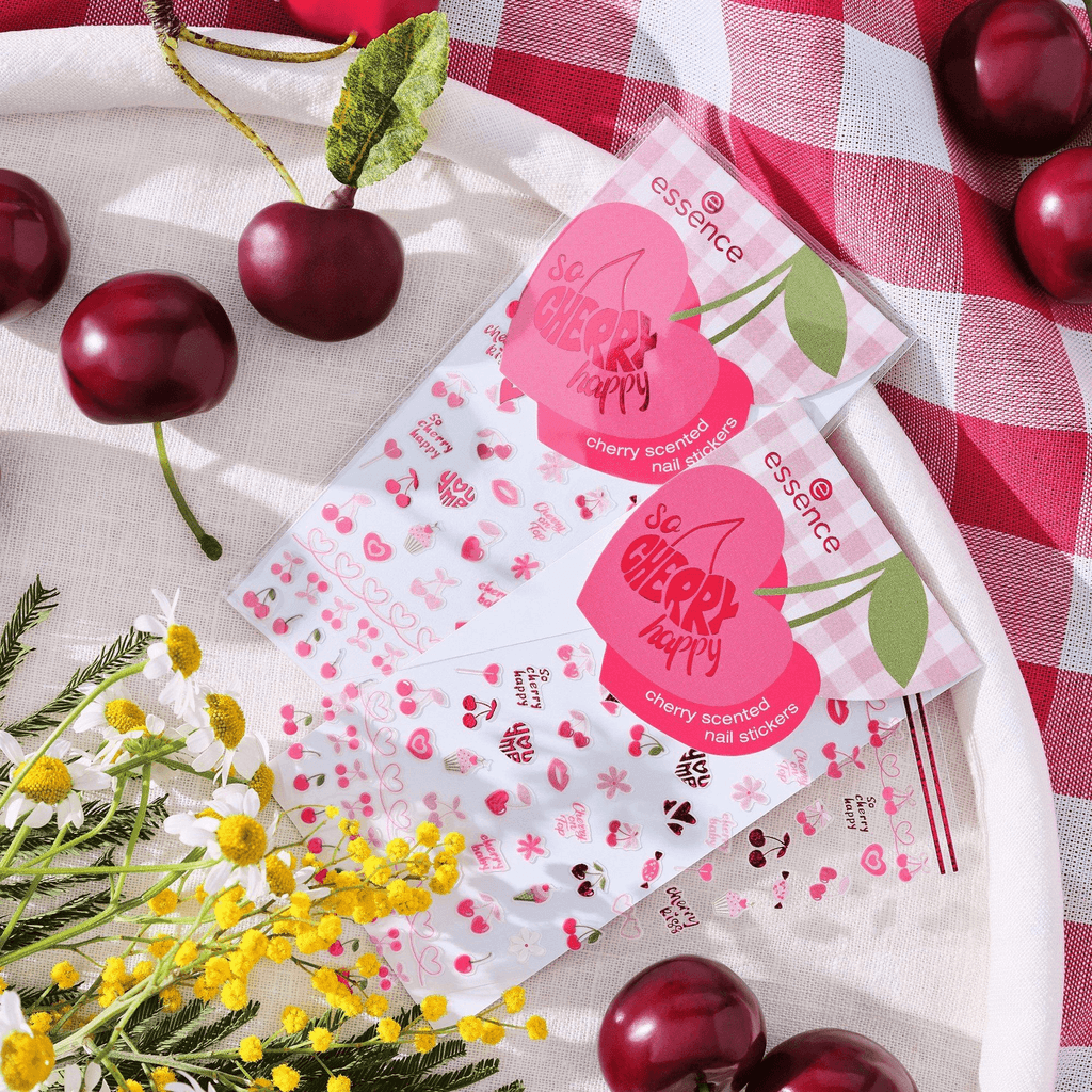 Essence - So Cherry Happy Cherry Scented Nail Stickers 01