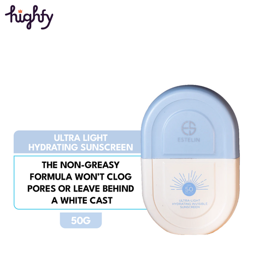 Estelin - Ultra Light Hydrating Invisible Sunscreen Spf 50 Pa+++- 50G - Highfy.pk