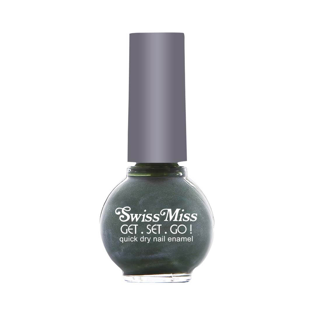 Swiss Miss - Olive Grey (F-405) - Nail Polish